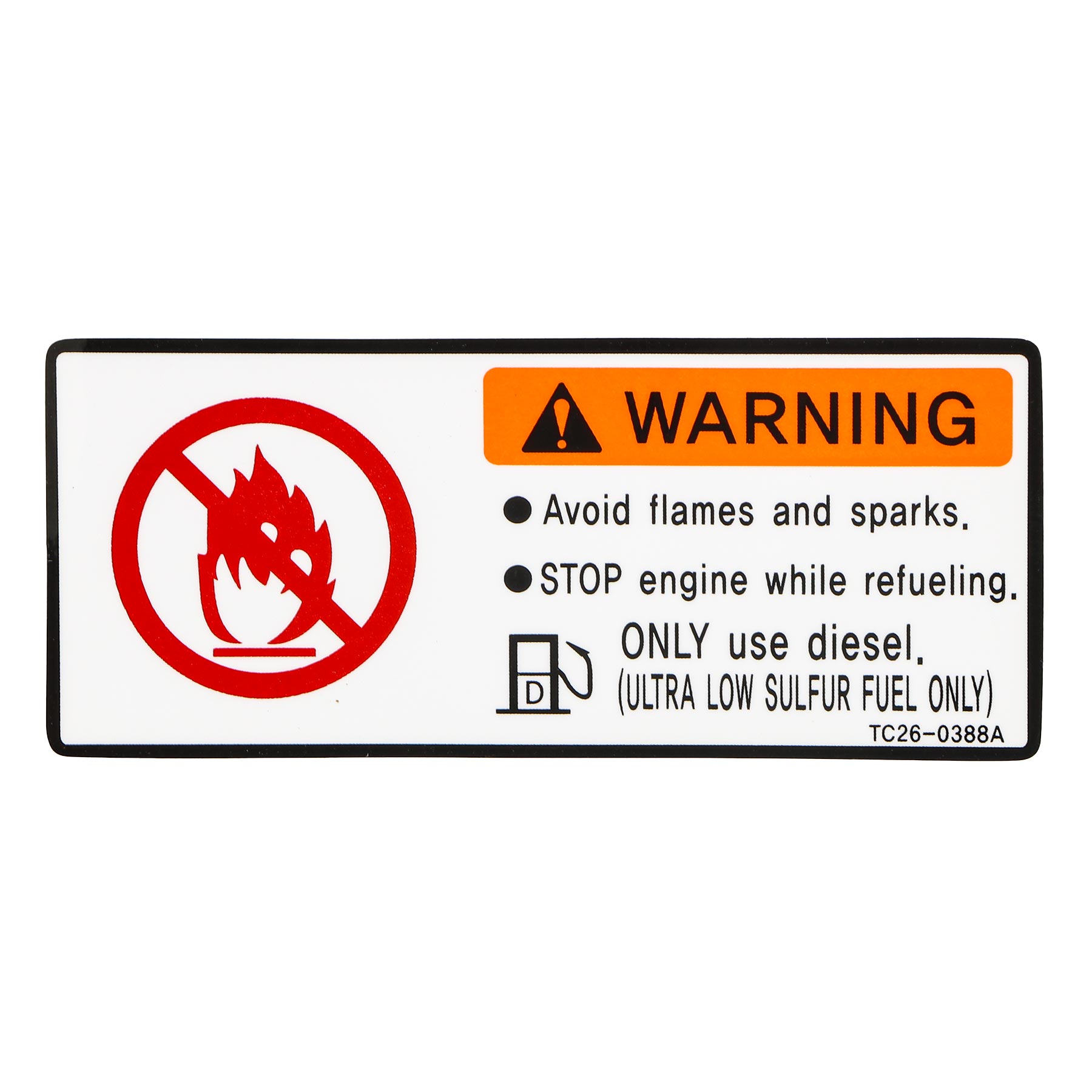 LABEL, WARNING FUELING